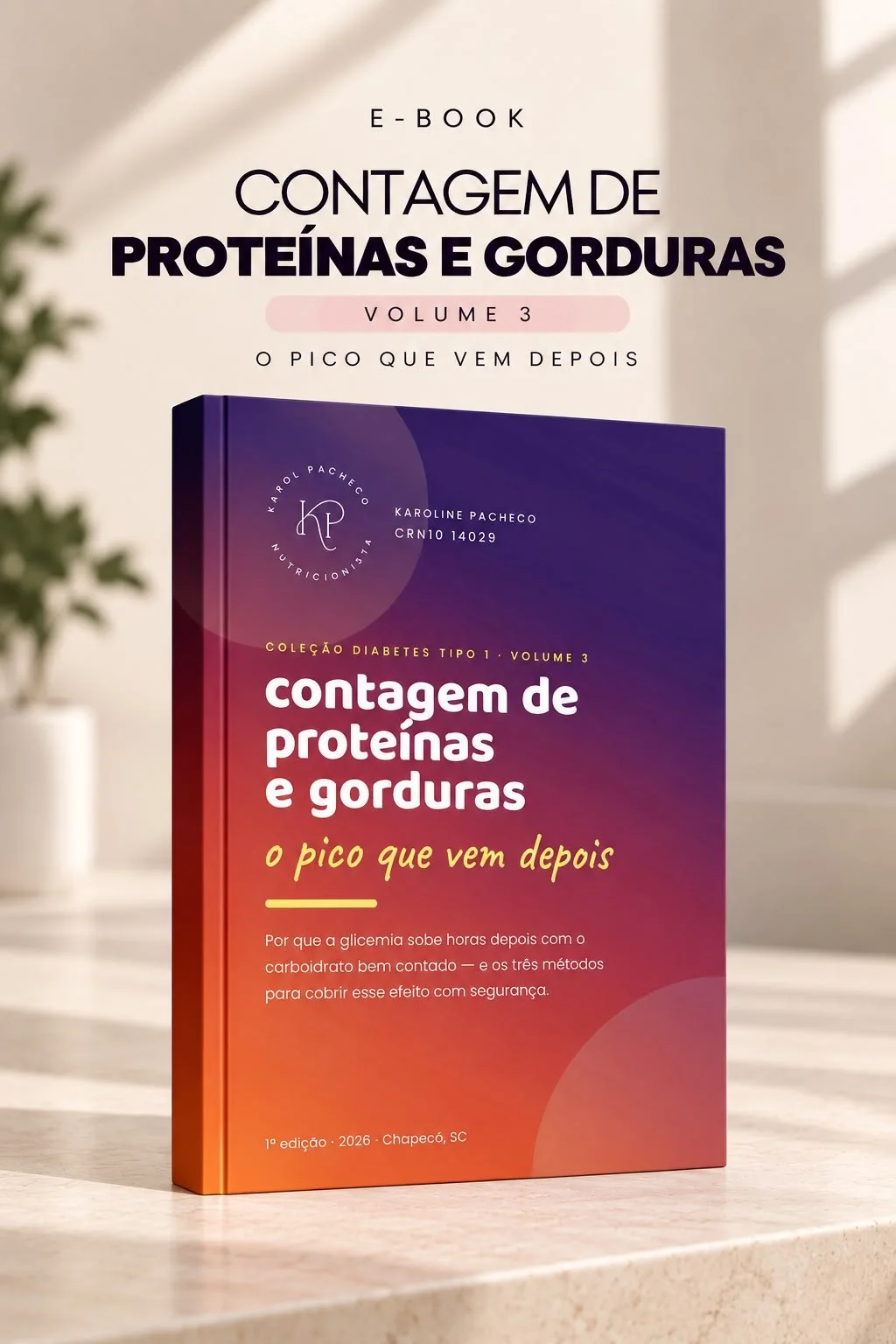 Capa do e-book Volume 3: Contagem de proteínas e gorduras